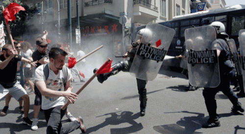 Genel grev Yunan halkının hayatını olumsuz etkiledi