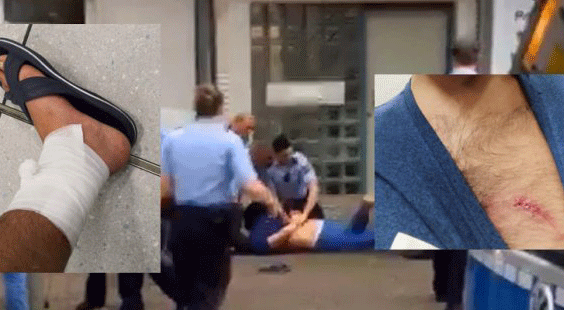 Almanya'da bir Türk'e polis köpeği ile şiddet