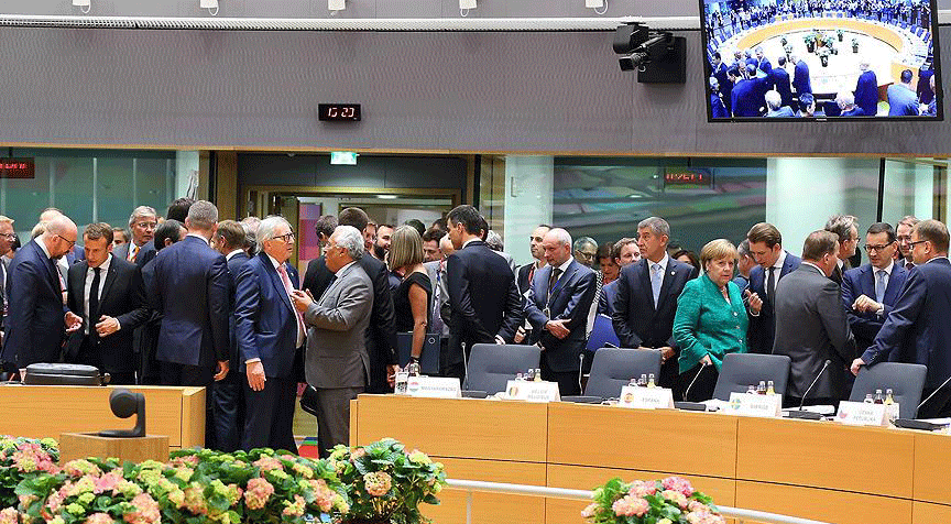 İtalya'dan AB Liderler Zirvesi kararlarına bloke