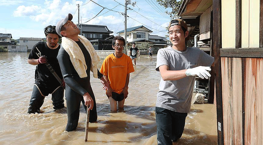 Japonya'da sellerde ölü sayısı 80'i buldu