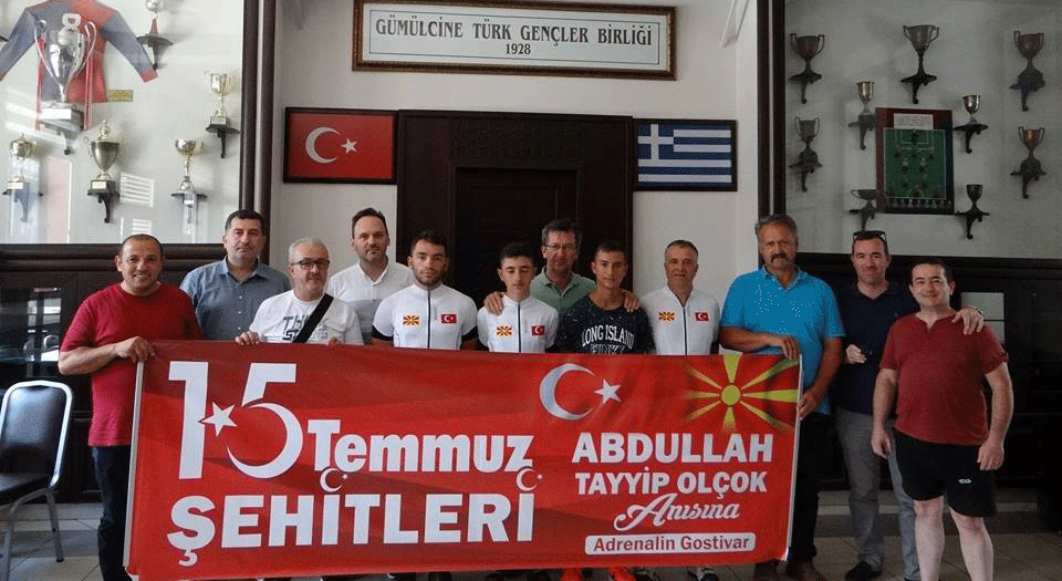 15 Temmuz şehitleri için Üsküp’ten İstanbul’a pedal çeviriyorlar