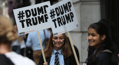 Trump karşıtı gösteriler sürüyor