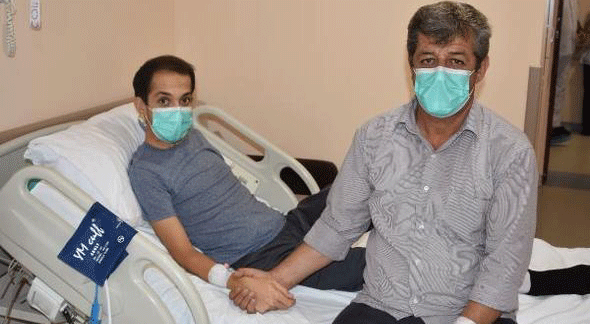Soydaş gence, Edirne'de babasının böbreği nakledildi