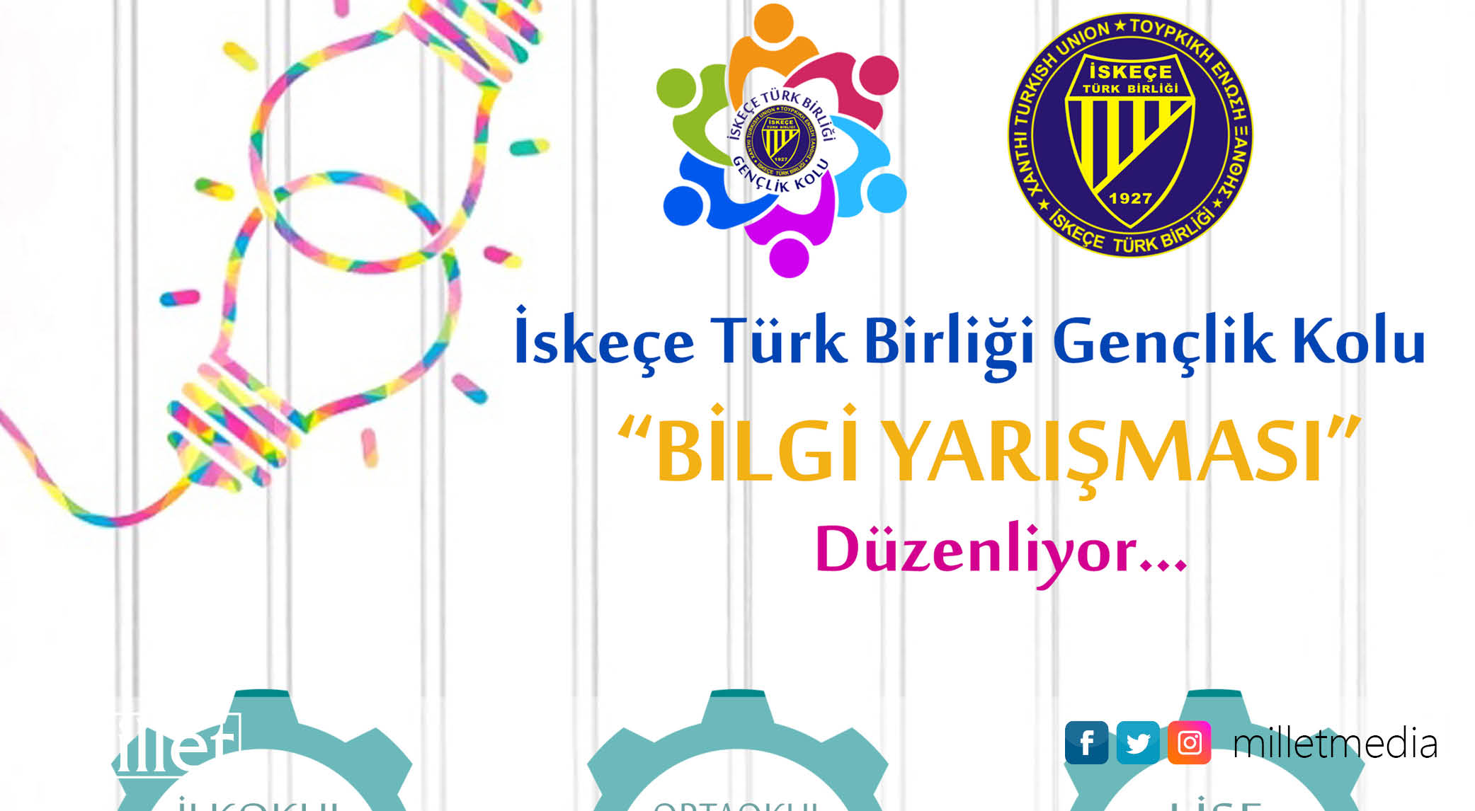 İskeçe Türk Birliği Gençlik Kolu'ndan ‘BİLGİ YARIŞMASI’
