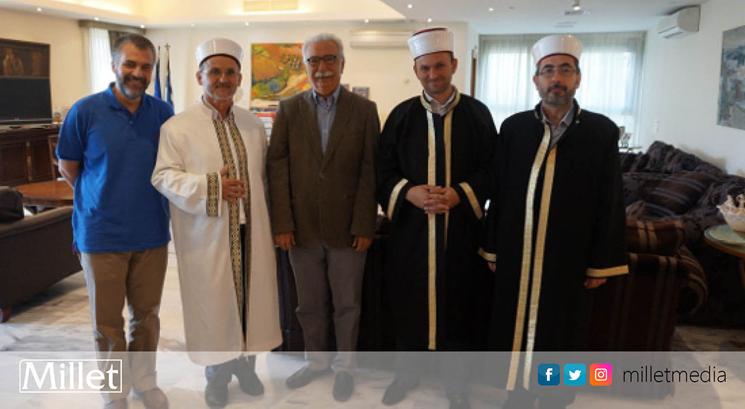 Bakan Gavroğlu Azınlığa dayattığı naiplerini ağırladı