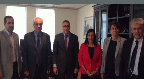 Başkonsolos Ömeroğlu'ndan Rektör Polihronidis’e ziyaret