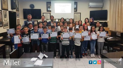 İTB Gençlik Kolu'nun düzenlediği bilgi yarışmasının ilkokul düzeyi tamamlandı