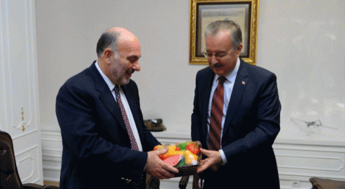 Büyükelçi Mavridis Edirne Valisi Özdemir'i ziyaret etti