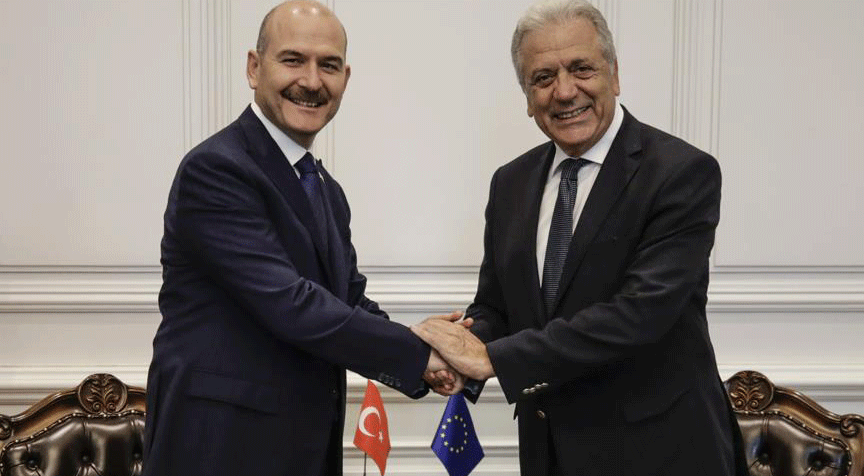 Süleyman Soylu, Dimitris Avramopulos'u kabul etti