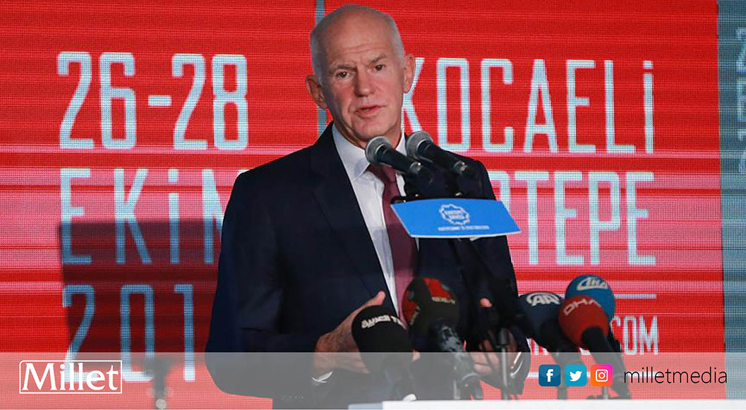 Papandreu: Türkiye hiçbir ülkenin yapmadığını yapıyor