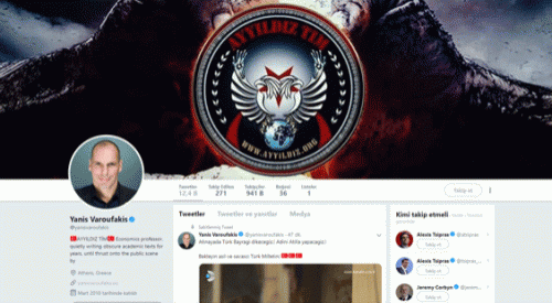 Varoufakis 'Ayyıldız Tim' tarafından hacklendi