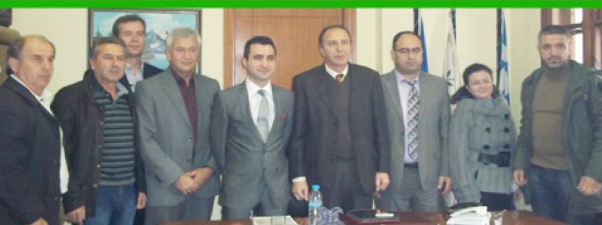 Başkonsolos Şener İnhanlı (Topiros) Belediyesini ziyaret etti