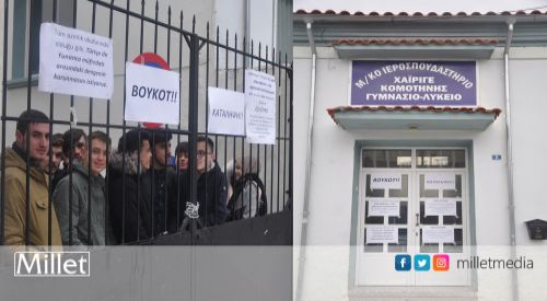 Medrese-i Hayriye öğrencileri okulun kapısına süresiz kilit vurdu!