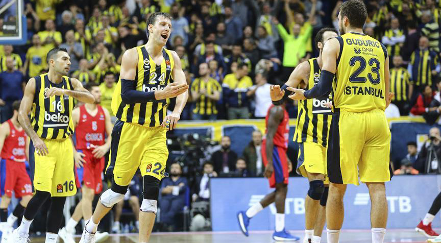 Fenerbahçe THY Avrupa Ligi'nde liderliğini sürdürüyor