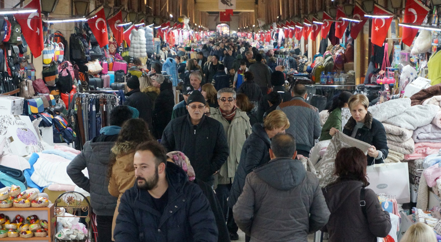 'Edirne Yunan ve Bulgar turistler için alışveriş cenneti'