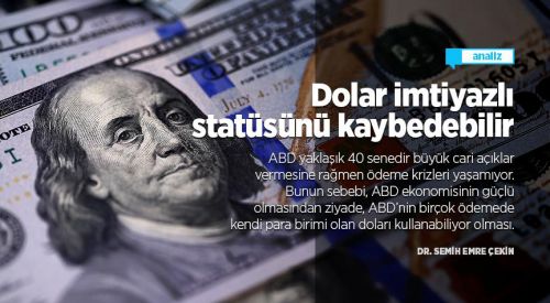 Dolar imtiyazlı statüsünü kaybedebilir