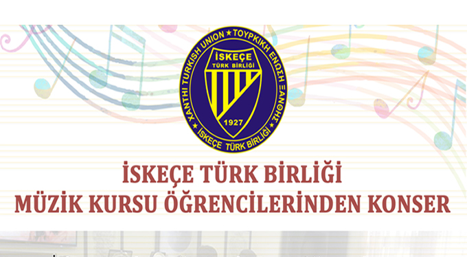 İskeçe Türk Birliği Müzik Kursu öğrencilerinden konser