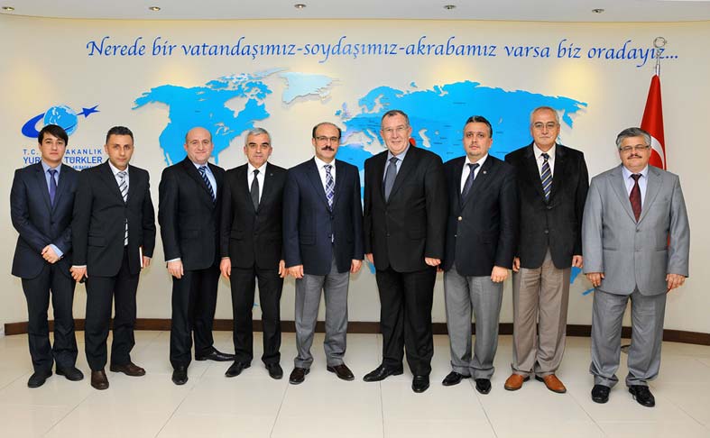 BTTDD Genel Merkez Heyeti Yurtdışı Türkler Başkanlığını Ziyaret Etti