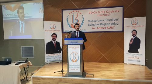Ahmet Kurt Mustafçova belediye başkan adaylığını açıkladı