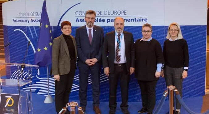 Batı Trakya Türk Azınlık heyeti Avrupa Konseyi'nde