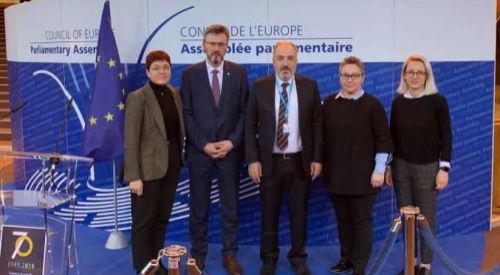 Batı Trakya Türk Azınlık heyeti Avrupa Konseyi'nde