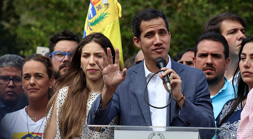 Siyonist İsrail de Guaido'yu Venezuela'nın 'geçici başkanı' olarak tanıdı