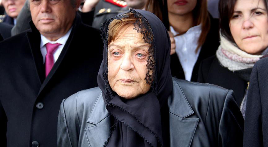 Rauf Denktaş'ın eşi Aydın Denktaş hayatını kaybetti