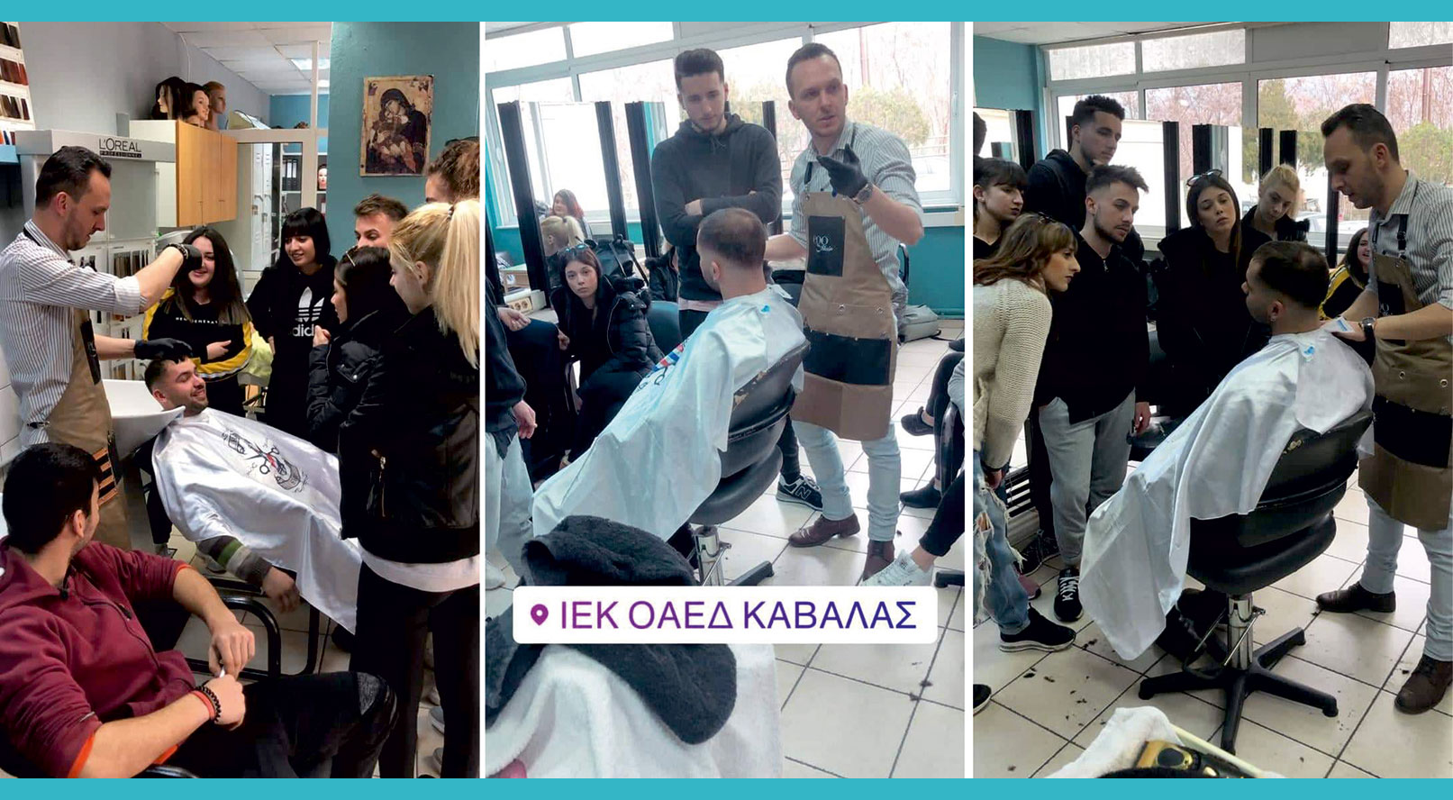 Şahinli berber Orhan Cukal'dan berber adaylarına seminer