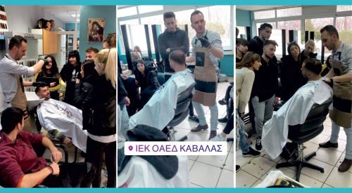 Şahinli berber Orhan Cukal'dan berber adaylarına seminer