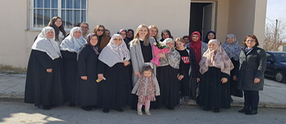 DEB Partisi yöneticileri Demirbeyli köyünü ziyaret etti