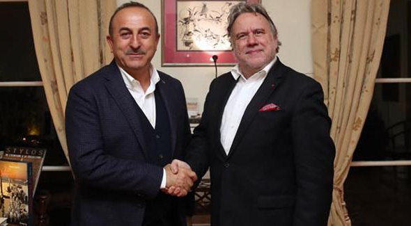 Katrougalos, Çavuşoğlu ile görüştü