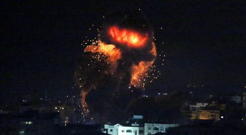 İsrail'den Gazze'ye hava saldırısı