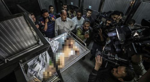 İsrail'in Gazze saldırılarında Filistinli bir bebek şehit oldu