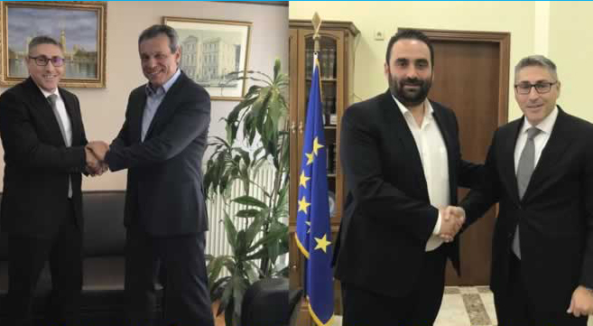 Başkonsolos Ömeroğlu Petridis ve Gravanis'i ziyaret etti