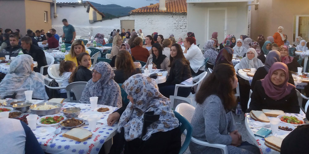 Yuvacılı köyünde iftar coşkusu yaşandı
