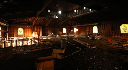 ABD'deki Diyanet Camisi'nde kundaklama sonrası ilk cuma