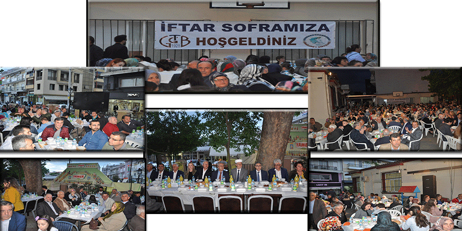 Gümülcine’nin merkezinde 1600 kişilik iftar düzenlendi