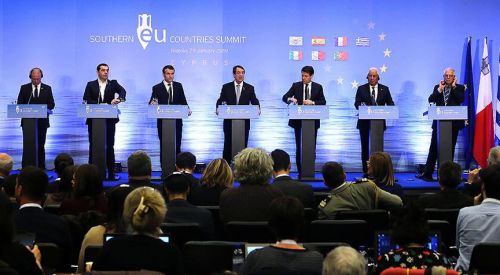 AB üyesi Güney Avrupa ülkelerinin liderleri Malta'da toplandı