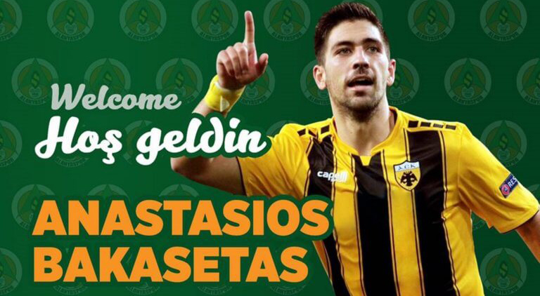Anastasios Bakasetas Alanyaspor'da
