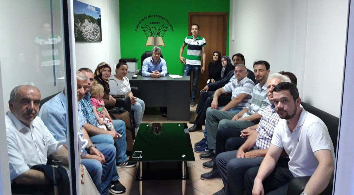 DEB Partisi'nden Şahin köyüne teşekkür ziyareti