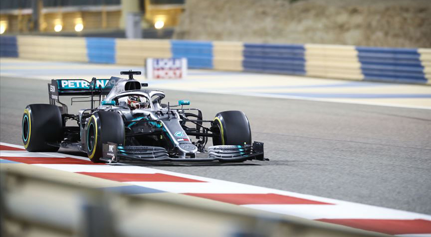 Fransa'da zafer Hamilton'ın