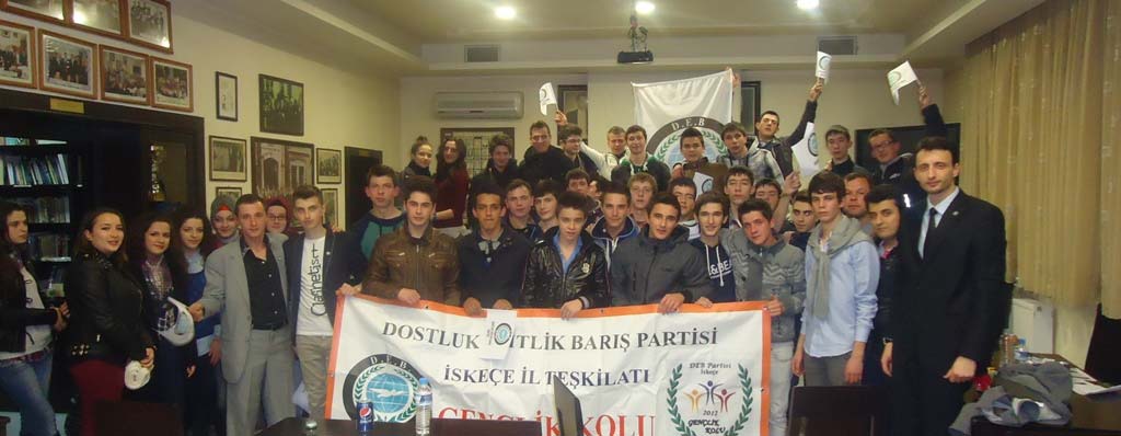 DEB Partisi İskeçe İl Teşkilatı Gençlik Kolu 1. Kuruluş Yılını Kutladı