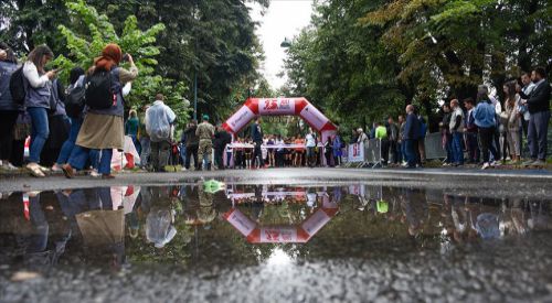 Saraybosna'da demokrasi için koşuldu