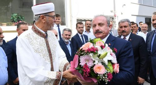 TBMM Başkanı Mustafa Şentop İskeçe şehir turunun ardından Gümülcineye geçti