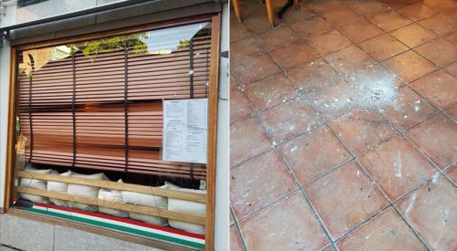 Türk restoranına el yapımı patlayıcıyla saldırı