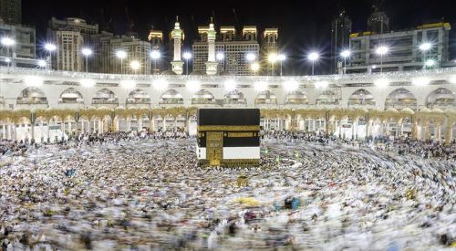Hacı adayları kutsal topraklarda