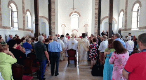Yunanistan'dan Rumlar Bursa'daki kilisede âyin yaptı