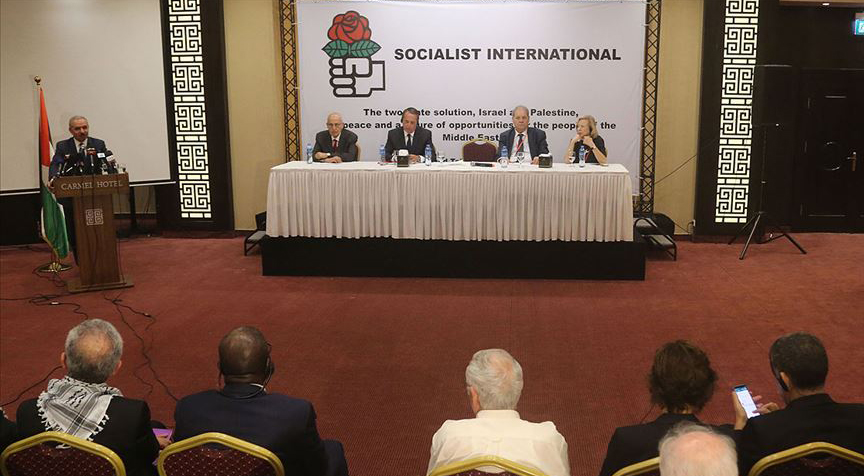 Sosyalist Enternasyonalden dünyaya Filistin'i derhal tanıma çağrısı