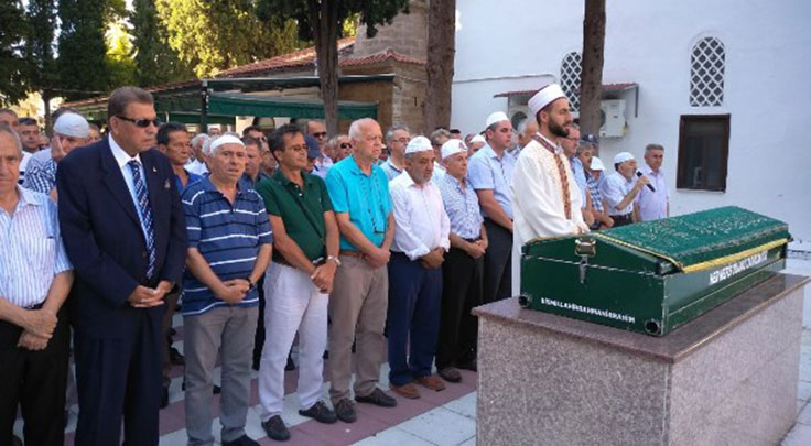 Emekli öğretmen Necmi Delioğlu son yolculuğuna uğurlandı