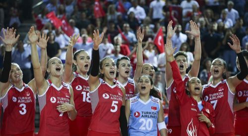 Türkiye voleybolda Avrupa ikincisi